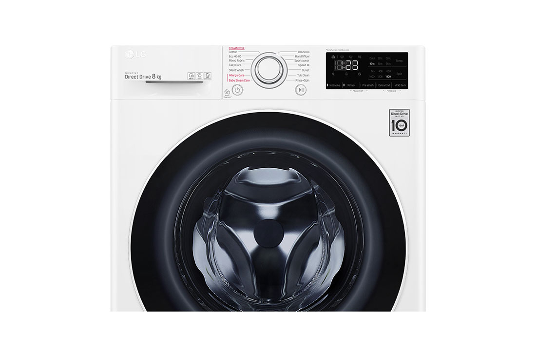 LG V300 seeria 8kg pesumasin, sügavus 56,5cm, F4WV308N4E, F4WV328S0E, thumbnail 4