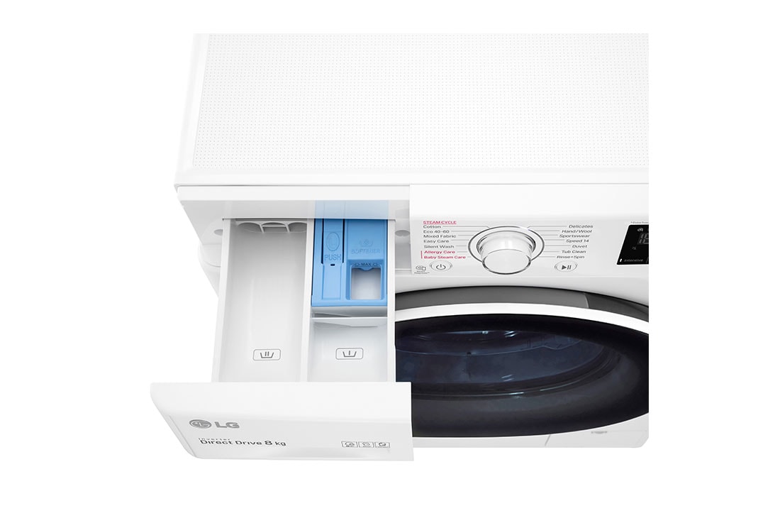 LG pesumasin 8kg I AIDD |  V3 Seeria B | Sügavus 56.5cm | Valge   | Aur | F4WV328S0U, F4WV328S0U, F4WV328S0U, thumbnail 7