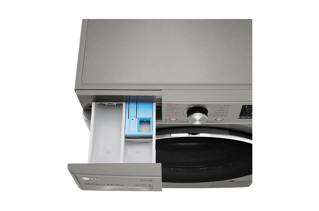 LG kuivatiga pesumasin 8.5/5 kg | AIDD |  V5 Seeria C/E | Sügavus 47.5cm | Valge | Aur | Turbowash | F2DV5S8S2PE, F2DV5S8S2PE, thumbnail 7