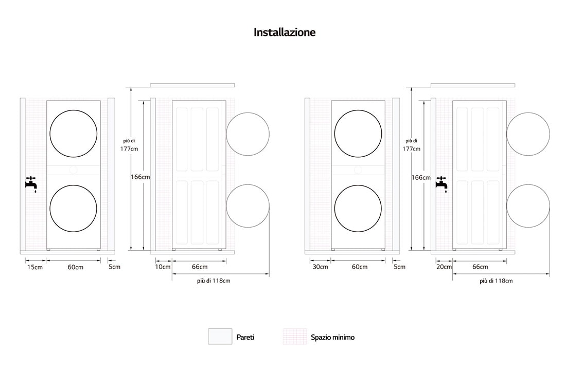 LG WashTower, pesumasin 12kg, kuivati 10kg | A-10%/A+++ | AIDD | TurboWash360 | Sügavus 66cm | Must | Aur | WT1210BBF, LIFESTYLE IMAGE, WT1210BBF, thumbnail 14