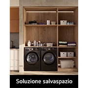 LG WashTower, pesumasin 12kg, kuivati 10kg | A-10%/A+++ | AIDD | TurboWash360 | Sügavus 66cm | Must | Aur | WT1210BBF, LIFESTYLE IMAGE, WT1210BBF, thumbnail 10
