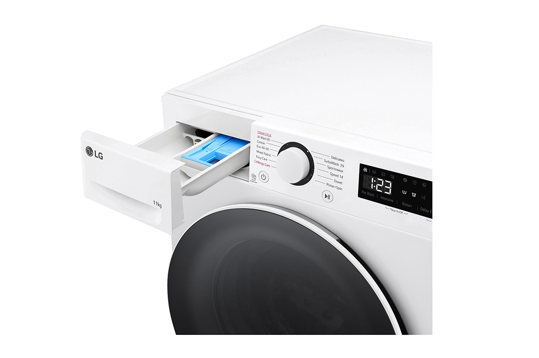 LG pesumasin 11kg I AIDD |&nbsp;R7 Seeria&nbsp;A-10% | Sügavus 56.5cm | Valge | Aur | F4WR511S0W, F4WR511S0W, F4WR511S0W, thumbnail 5
