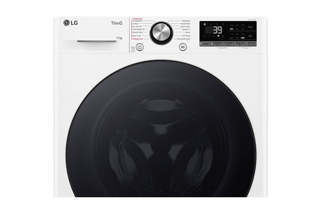 LG pesumasin 11kg | AIDD | R7 Seeria A-10% | Sügavus 56.5cm | Valge |  Turbowash360  | Aur |  WiFi | F4WR711S2W, F4WR711S2W, F4WR711S2W, thumbnail 6