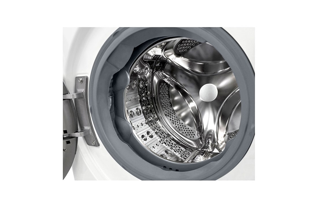 LG kitsas pesumasin 8 kg | AIDD | R7 Seeria A-10%| Sügavus 47.5cm | Valge | Turbowash360 | Aur | WiFi| F2WR708S2H, Drum view, F2WR708S2H, thumbnail 4