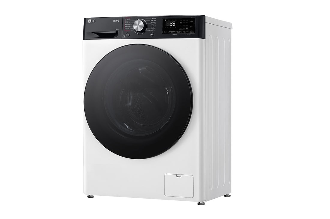 LG kitsas pesumasin 8 kg | AIDD | R7 Seeria A-10%| Sügavus 47.5cm | Valge | Turbowash360 | Aur | WiFi| F2WR708S2H, Right side view, F2WR708S2H, thumbnail 12