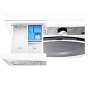 LG V500 seeria 8,5kg kuivatiga pesumasin, sügavus 47,5 cm, Top drawer open, F2DV9S8H2E, thumbnail 7