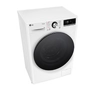 LG kitsas pesumasin 9kg I AIDD | R7 Seeria A-10% | Sügavus 47.5cm | Valge |  Turbowash360  | Aur |  WiFi | F2WR709S2W, Left Top perspective view, F2WR709S2W, thumbnail 8