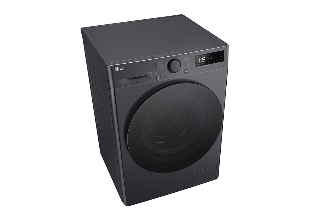 LG pesumasin 11kg I AIDD |&nbsp;R5 Seeria&nbsp;A-10% | Sügavus 56.5cm | Must | Aur | F4WR511S2M, Top perspective view, F4WR511S2M, thumbnail 8