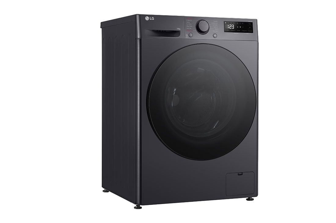 LG pesumasin 11kg I AIDD |&nbsp;R5 Seeria&nbsp;A-10% | Sügavus 56.5cm | Must | Aur | F4WR511S2M, Left side view, F4WR511S2M, thumbnail 11