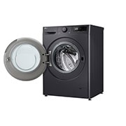 LG pesumasin 11kg I AIDD |&nbsp;R5 Seeria&nbsp;A-10% | Sügavus 56.5cm | Must | Aur | F4WR511S2M, Right side view with door open, F4WR511S2M, thumbnail 13