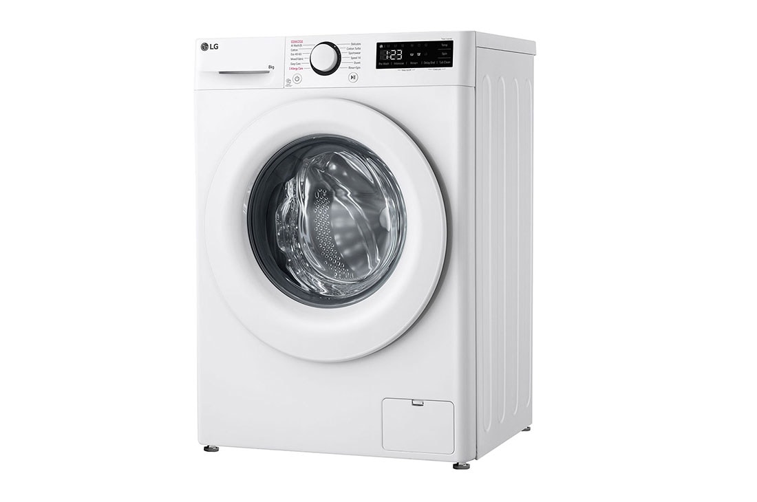 LG kitsas pesumasin 8kg I AIDD | R5 Seeria&nbsp;A-10% | Sügavus 47.5cm | Valge | Aur | F2WR508SWW, Right side, F2WR508SWW, thumbnail 12