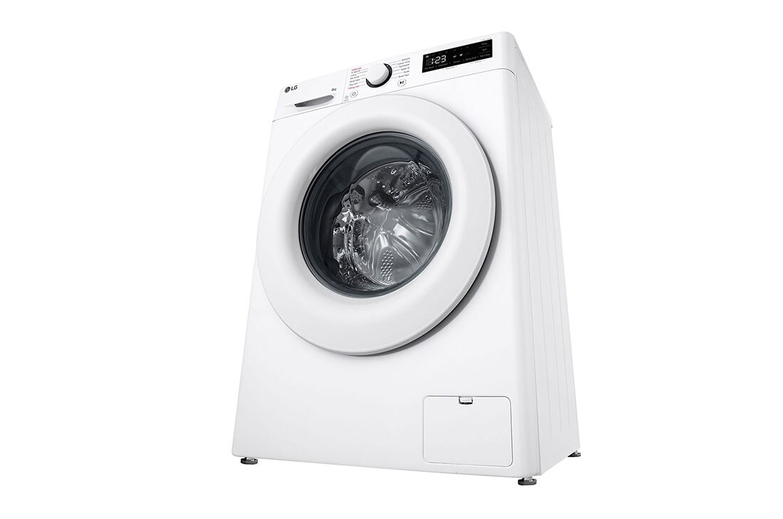 LG kitsas pesumasin 8kg I AIDD | R5 Seeria&nbsp;A-10% | Sügavus 47.5cm | Valge | Aur | F2WR508SWW, Right perspective view , F2WR508SWW, thumbnail 13