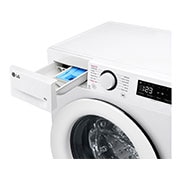 LG kitsas pesumasin 8kg I AIDD | R5 Seeria&nbsp;A-10% | Sügavus 47.5cm | Valge | Aur | F2WR508SWW, TOP detergent open, F2WR508SWW, thumbnail 5