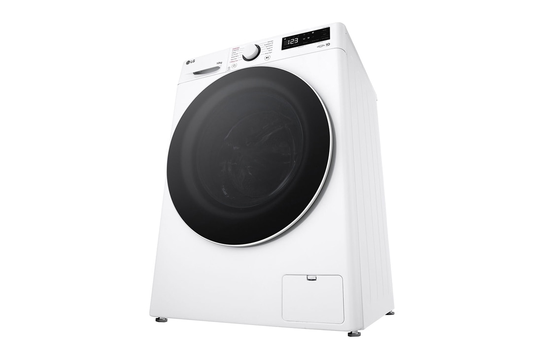 LG pesumasin 10kg I AIDD |R5 Seeria&nbsp;A-10% | Sügavus 56.5cm | Valge | Aur | F4WR510S0W, Left perspective view, F4WR510S0W, thumbnail 13