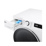 LG pesumasin 10kg I AIDD |R5 Seeria&nbsp;A-10% | Sügavus 56.5cm | Valge | Aur | F4WR510S0W, Detergent slot view, F4WR510S0W, thumbnail 5