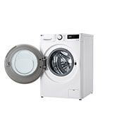 LG pesumasin 10kg I AIDD |R5 Seeria&nbsp;A-10% | Sügavus 56.5cm | Valge | Aur | F4WR510S0W, Left side open view, F4WR510S0W, thumbnail 11