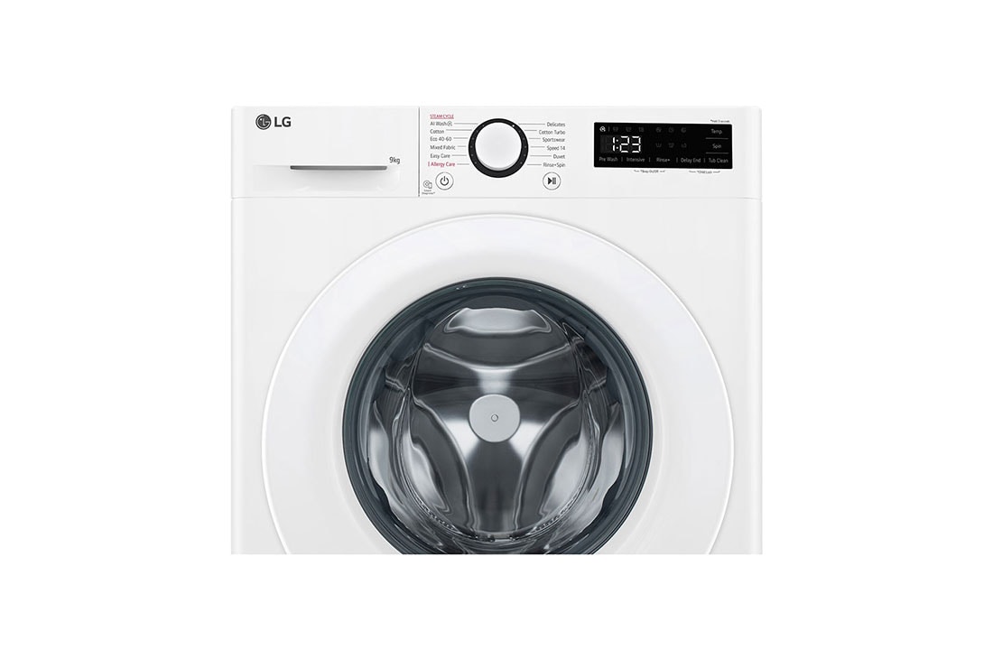 LG pesumasin 9kg | Sügavus 475mm | A-10% | R5 seeria | Valge | AI DD™ | Steam™ | Inverter Direct Drive™, F4WR510SBW, F2WR509SWW, thumbnail 6