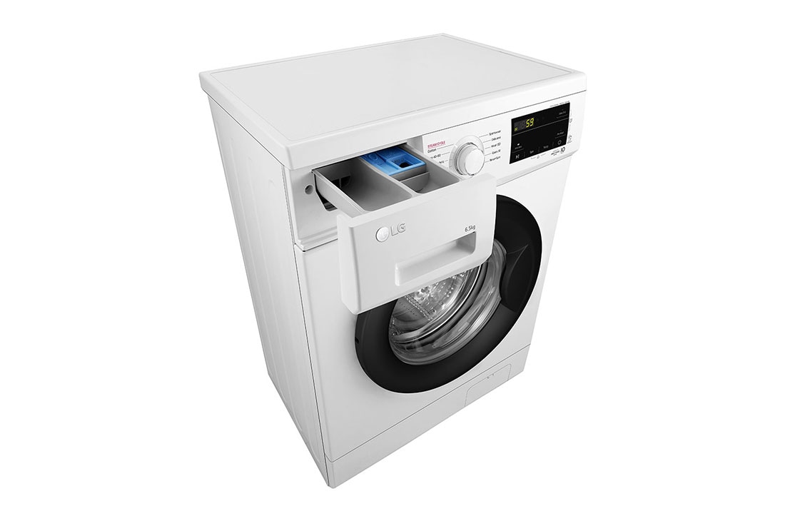 LG pesumasin | 6.5kg | Valge | E klass | Inverter Direct Drive™ | Steam™, Tray closure view, F2J3WSBWE, thumbnail 6