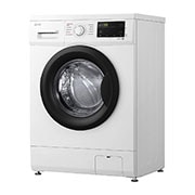 LG pesumasin | 6.5kg | Valge | E klass | Inverter Direct Drive™ | Steam™, Side view, F2J3WSBWE, thumbnail 11