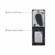 LG WashTower, pesumasin 12kg, kuivati 10kg | A-10%/A+++ | AIDD | TurboWash360 | Sügavus 66cm | Beež, roheline| Aur |WT1210EGF, WT1210EGF, thumbnail 9