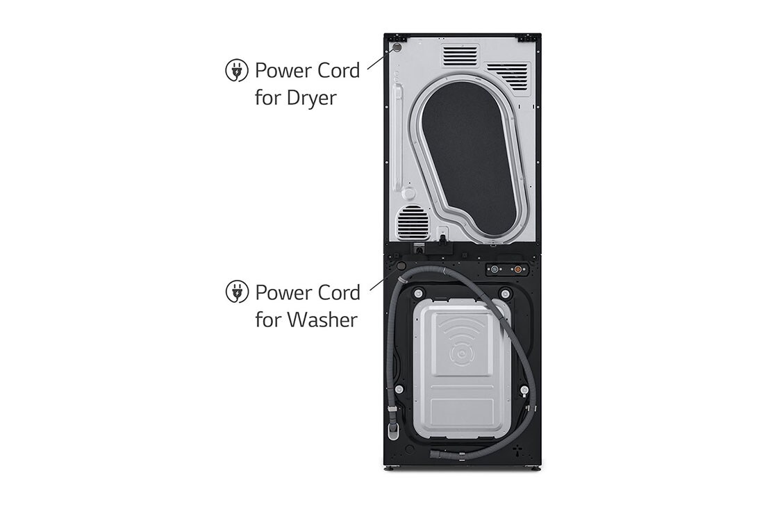 LG WashTower, pesumasin 12kg, kuivati 10kg | A-10%/A+++ | AIDD | TurboWash360 | Sügavus 66cm | Beež, roheline| Aur |WT1210EGF, WT1210EGF, thumbnail 9