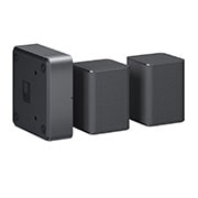 LG Soundbar SPQ8-S, Mudeli SPQ8-S 45-kraadine vaade vasakult koos seisva ressiiveriga, SPQ8-S, thumbnail 5