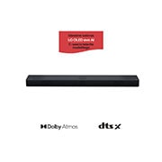 LG 400W, 3.1.3 kanaliga SC9S LG Soundbar helisüsteem koos Dolby Atmos-ga, ideaalne sobivus LG OLED evo AI C-seeria TV, Soundbari eestvaade, SC9S, thumbnail 2
