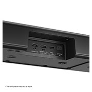 LG 570W, 5.1.3 kanaliga S90TY LG Soundbar helisüsteem koos Dolby Atmos-ga, LG Soundbar S90TY ribakõlari tagaosa nurgavaade, S90TY, thumbnail 7