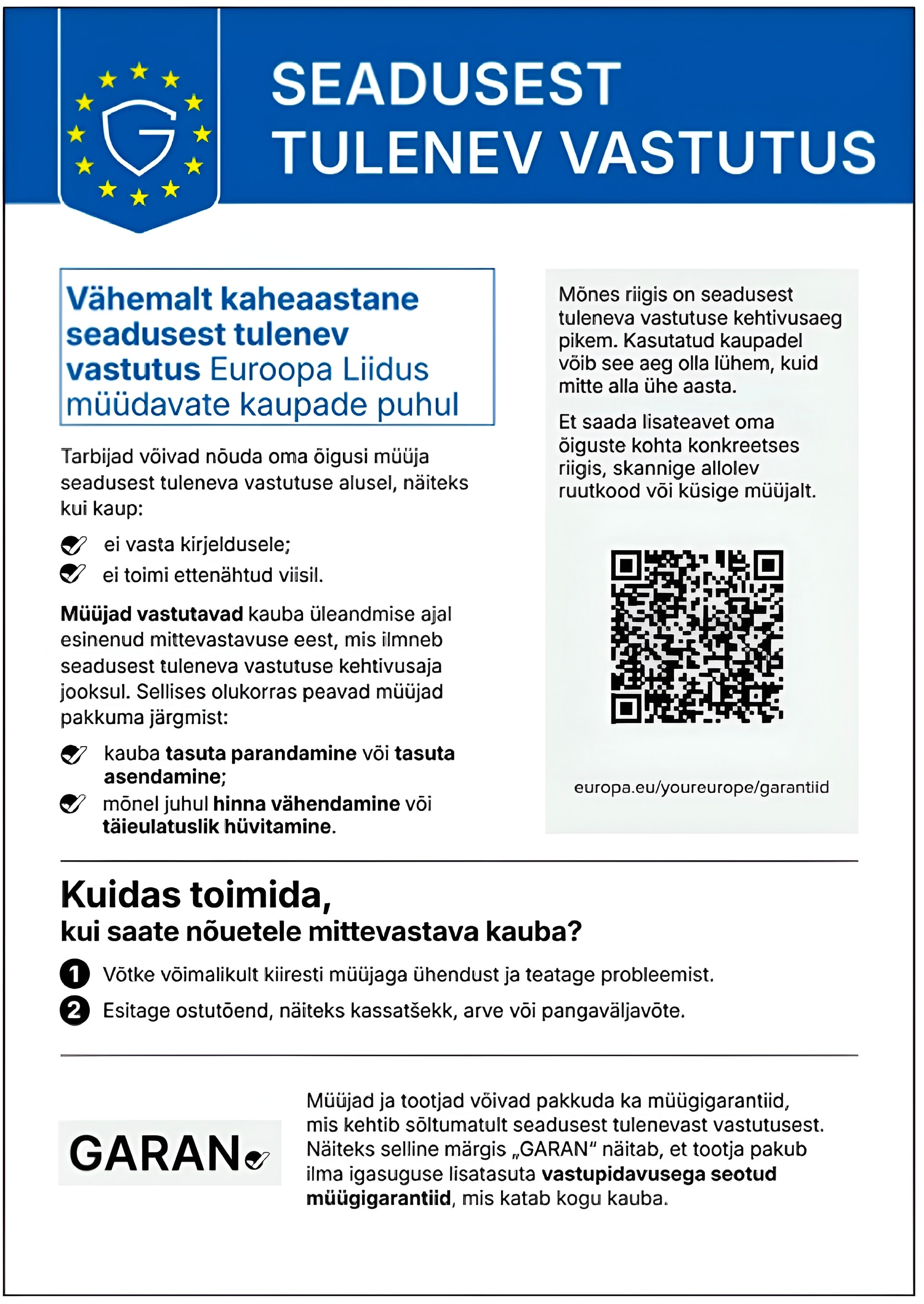 SEADUSEST TULENEV VASTUTUS