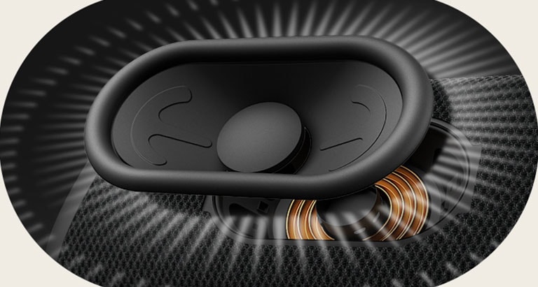 Lähivaade track-tüüpi kõlarist.