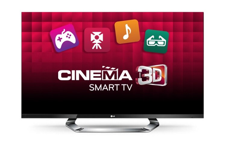 LG 55'' 3D LED-teler, Cinema Screeni disain, LG Smart TV, Cinema 3D, kaugjuhtimispult Magic Remote, WiDi, MCI 800, 55LM760S