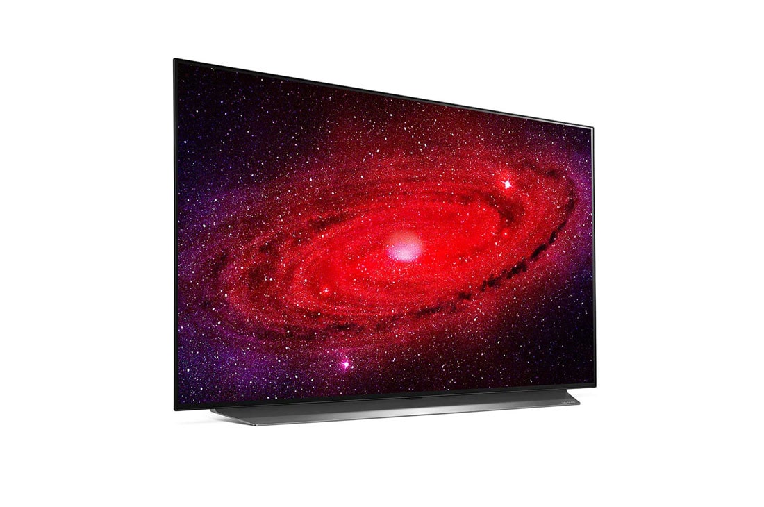 LG 48-tolline OLED 4K teler koos G-Sync™ ja helisüsteem Dolby Atmos, Külgvaade 60 kraadi alt koos täitepildiga, OLED48CX3LB, thumbnail 5