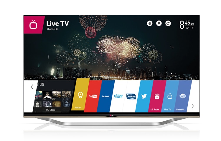 LG 55-tolline Smart TV LED-teler koos WebOS, kaugjuhtimispuldiga Magic Remote ja kahetuumalise protsessoriga., 55LB731V