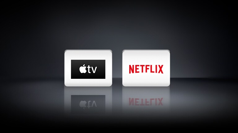 Neli logo: Apple TV rakendus, Netflix