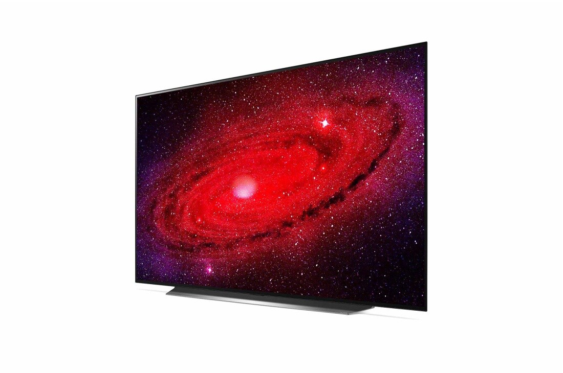 LG 77-tolline OLED 4K teler koos G-Sync™ ja helisüsteem Dolby Atmos, 60 fokos oldalnézet kitöltő képpel, OLED77CX3LA, thumbnail 3