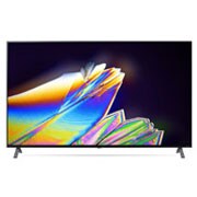 LG 65-tolline NanoCell 8K teler koos protsessor α9 ja helisüsteem Dolby Atmos, eestvaade koos täitepildiga, 65NANO953NA, thumbnail 2