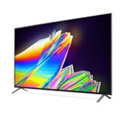 LG 65-tolline NanoCell 8K teler koos protsessor α9 ja helisüsteem Dolby Atmos, 30 degree side view with infill image, 65NANO953NA, thumbnail 3