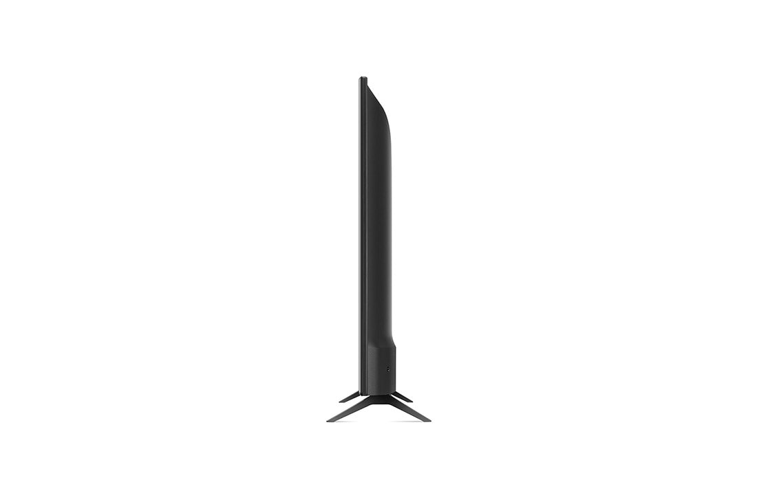 LG 49-tolline UHD 4K teler, külgvaade 90 kraadi all, 49UN71003LB, thumbnail 4