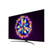 LG 86-tolline NanoCell 4K teler koos protsessor α7 ja helisüsteem Dolby Atmos, külgvaade 30 kraadi all, 86NANO913NA, thumbnail 3