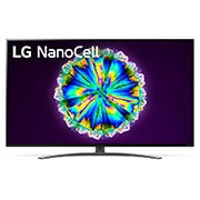 LG 55-tolline NanoCell 4K teler, eestvaade koos täitepildiga, 55NANO863NA, thumbnail 1