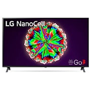 LG 49-tolline NanoCell 4K teler koos HDR10 Pro ja HGIG-režiim mängude jaoks, eestvaade koos täitepildiga, 49NANO803NA, thumbnail 1