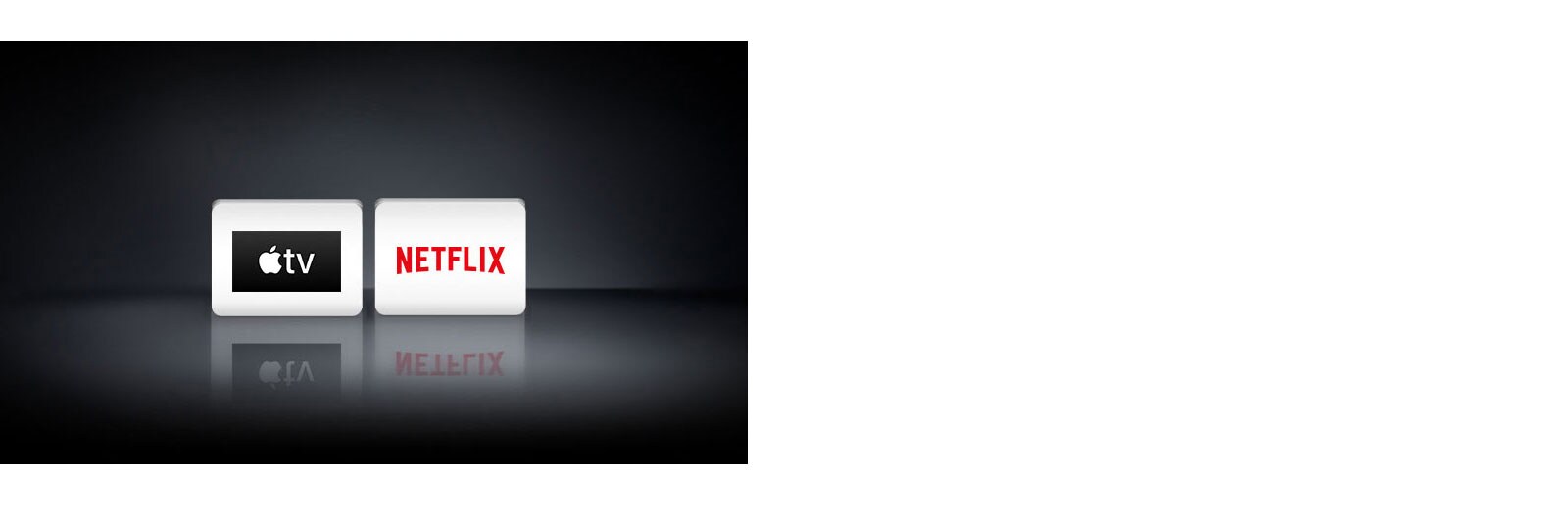 Neli logo: Apple TV rakendus, Netflix 