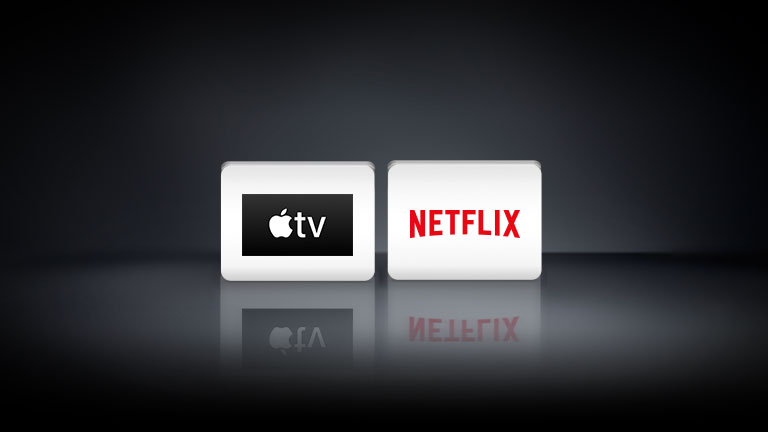 Neli logo: Apple TV rakendus, Netflix