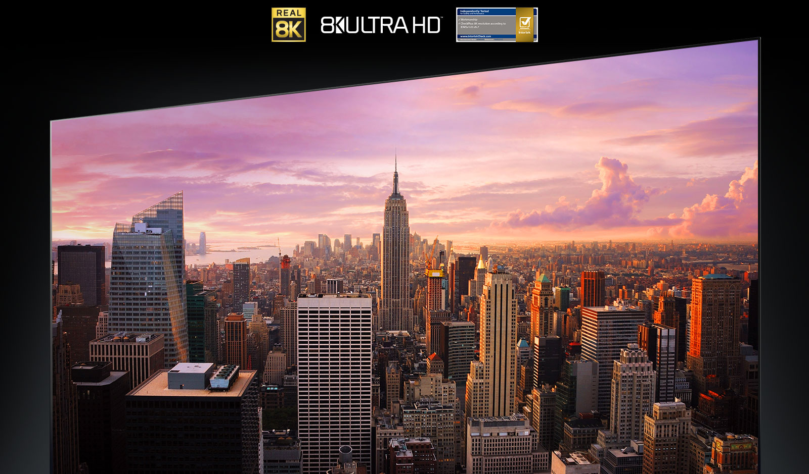 New Yorgi panoraami näitav teleriekraan