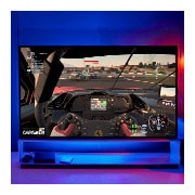 LG 88-tolline OLED 8K teler, Suur teleriekraan, mis näitab võidusõidumängu, OLED88ZX9LA, thumbnail 11