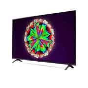 LG 55-tolline NanoCell 4K teler koos HDR10 Pro ja HGIG-režiim mängude jaoks, külgvaade 30 kraadi all, 55NANO803NA, thumbnail 3