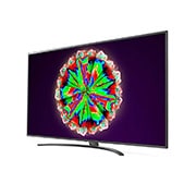 LG 75-tolline NanoCell 4K teler koos AI ThinQ ja helisüsteem Ultra Surround, külgvaade 30 kraadi all, 75NANO793NF, thumbnail 3