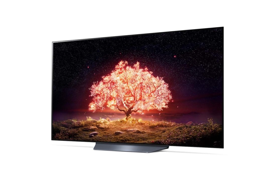 LG 55'' 4K OLED TV B1, külgvaade -15 kraadi all, OLED55B13LA, thumbnail 2