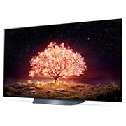 LG 55'' 4K OLED TV B1, külgvaade -15 kraadi all, OLED55B13LA, thumbnail 2