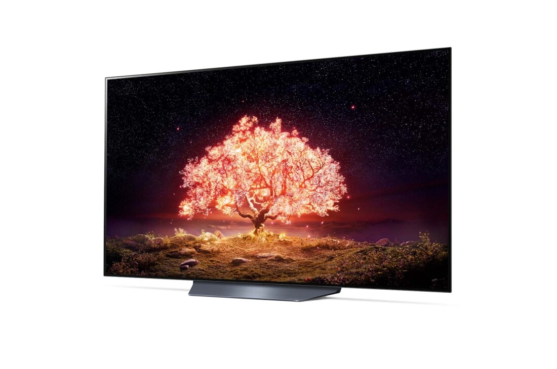 LG 77'' 4K OLED TV B1, külgvaade -15 kraadi all, OLED77B13LA, thumbnail 2